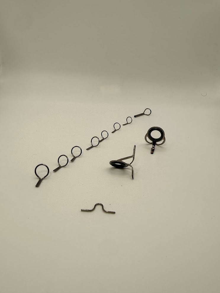 Chrome Pac Bay Single Foot Guides 12 Piece set for 3-6 Weight Rods