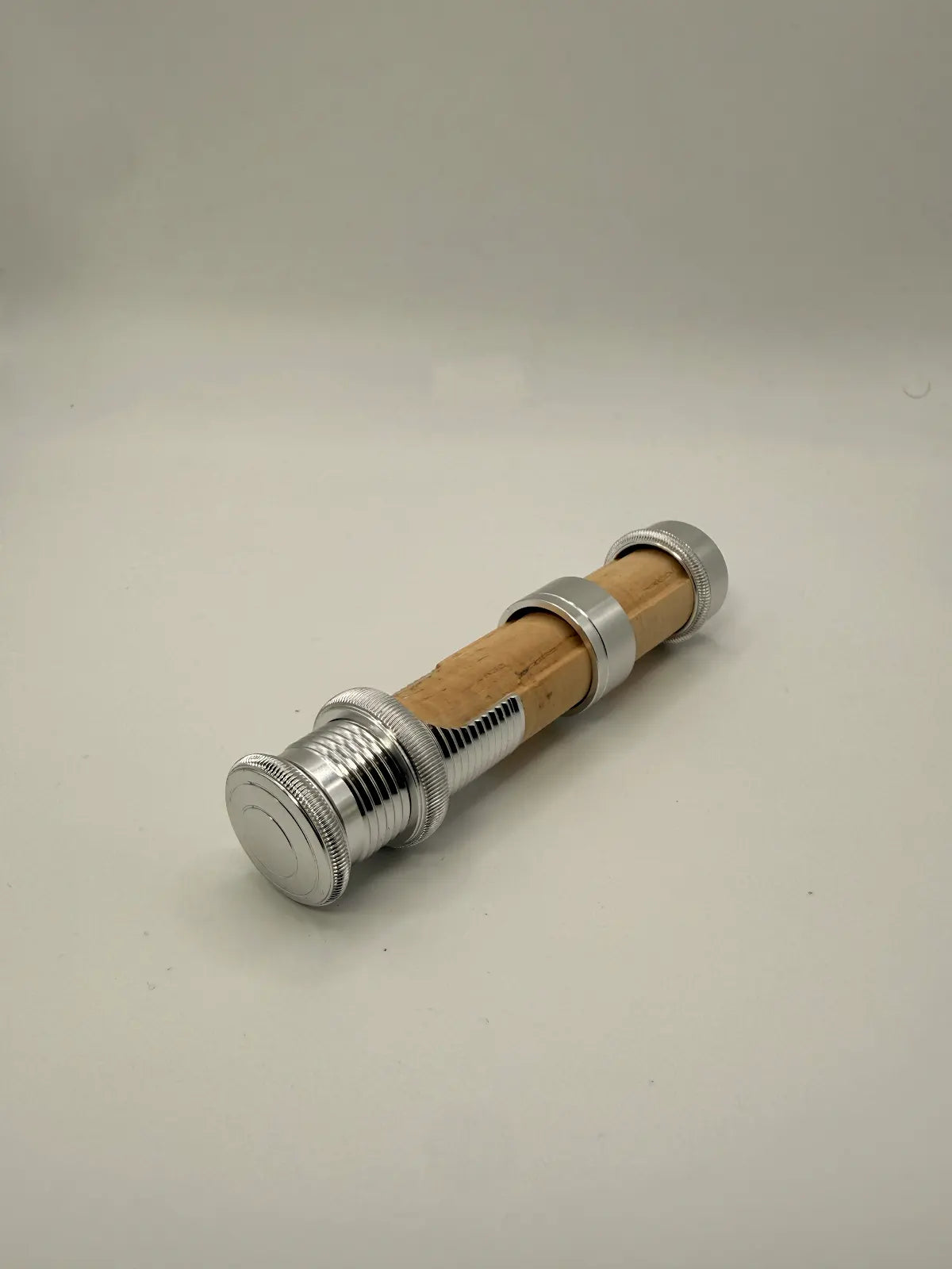 Chrome and Cork Reel Seat