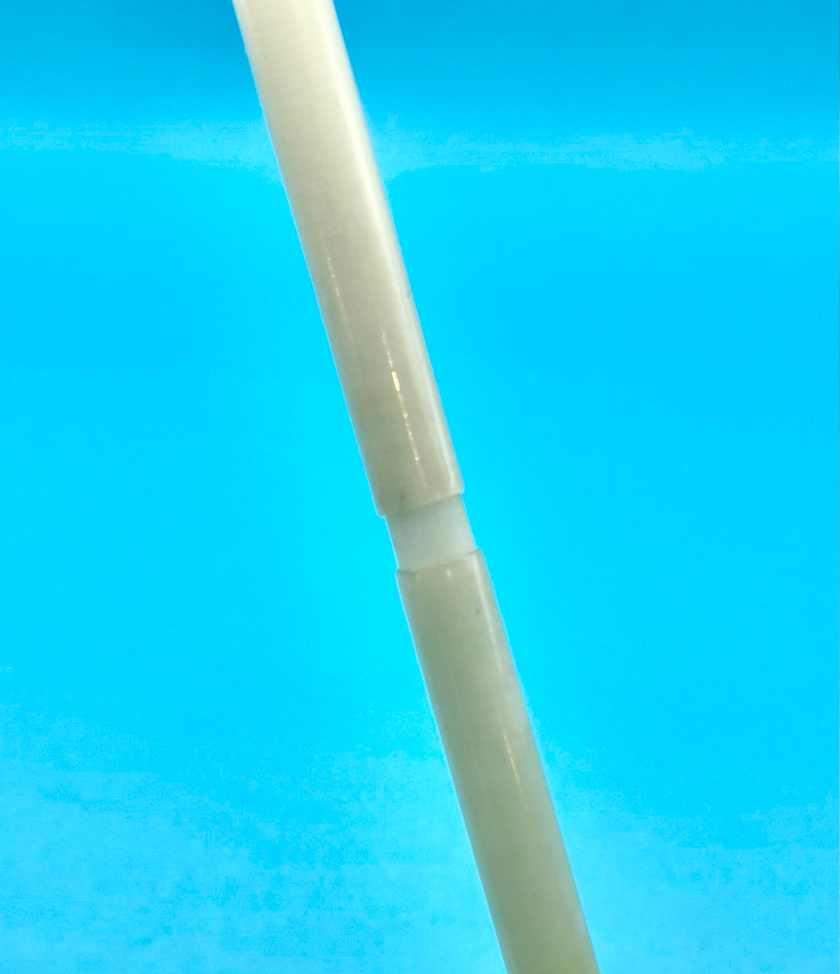 7' Premium Fiberglass 3 weight 3pcs Spigot Ferrule Transparent White