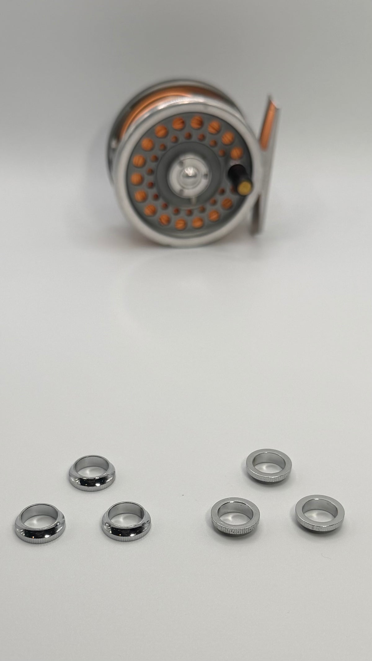 Chrome Pac Bay Brass Knurled Winding Checks